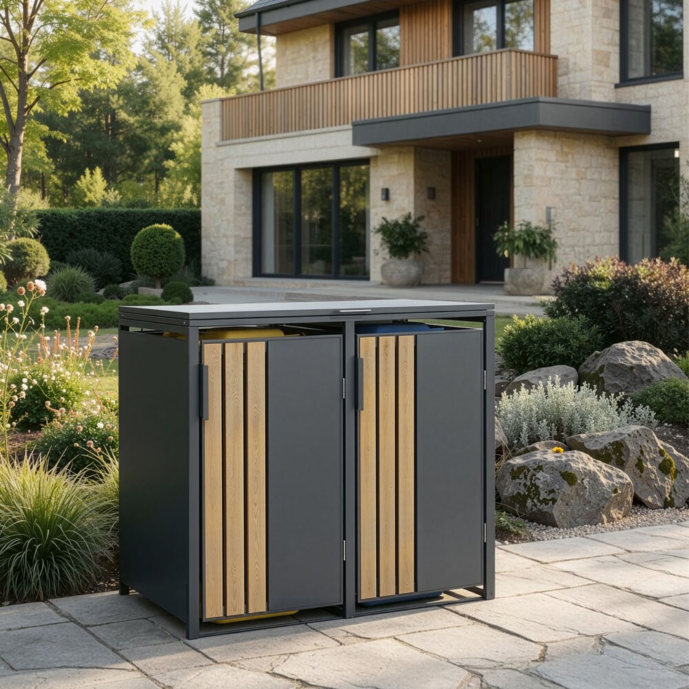 Mülltonnenbox KANTO - 2x 240L