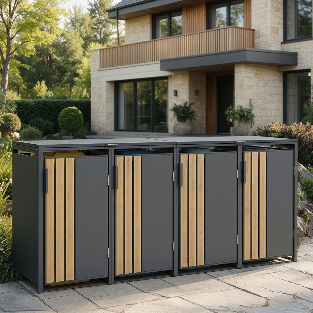 Mülltonnenbox KANTO - 4x 240L