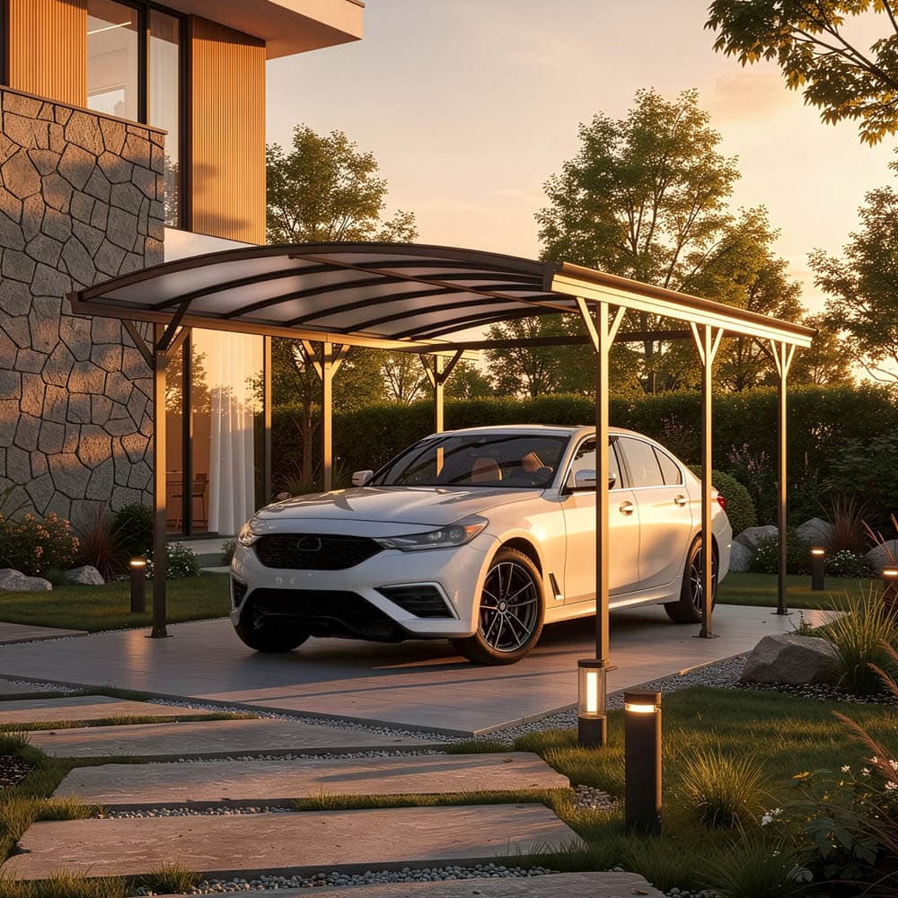 Carport Falo, grau