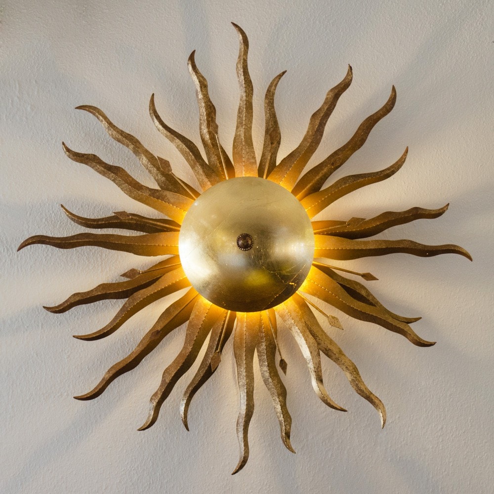 s.luce Diator L handgeschmiedete Sonne Rost- & Goldfarben - Bild 1