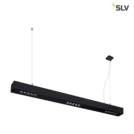 SLV Q-Line LED Pendelleuchte 1m Schwarz 4000K - Bild 1