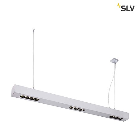 SLV Q-Line LED Pendelleuchte 1m Silber 4000K - Bild 1
