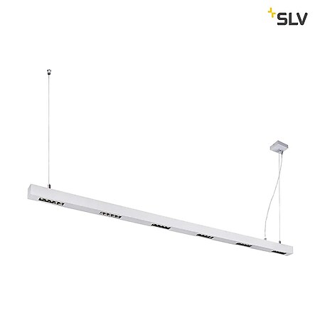 SLV Q-Line LED Pendelleuchte 2m Silber 4000K - Bild 1