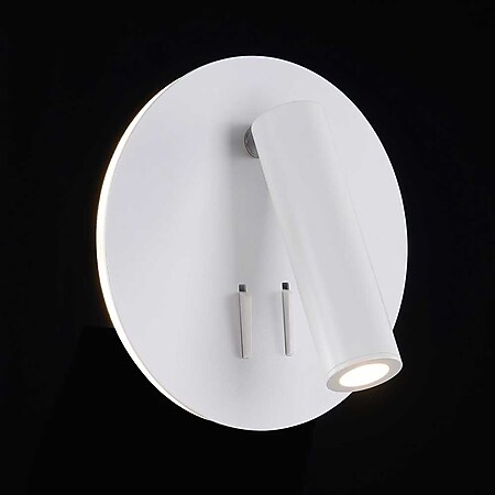 LED Leseleuchte fürs Bett mit indirektem Licht und Spot Weiß - Bild 1