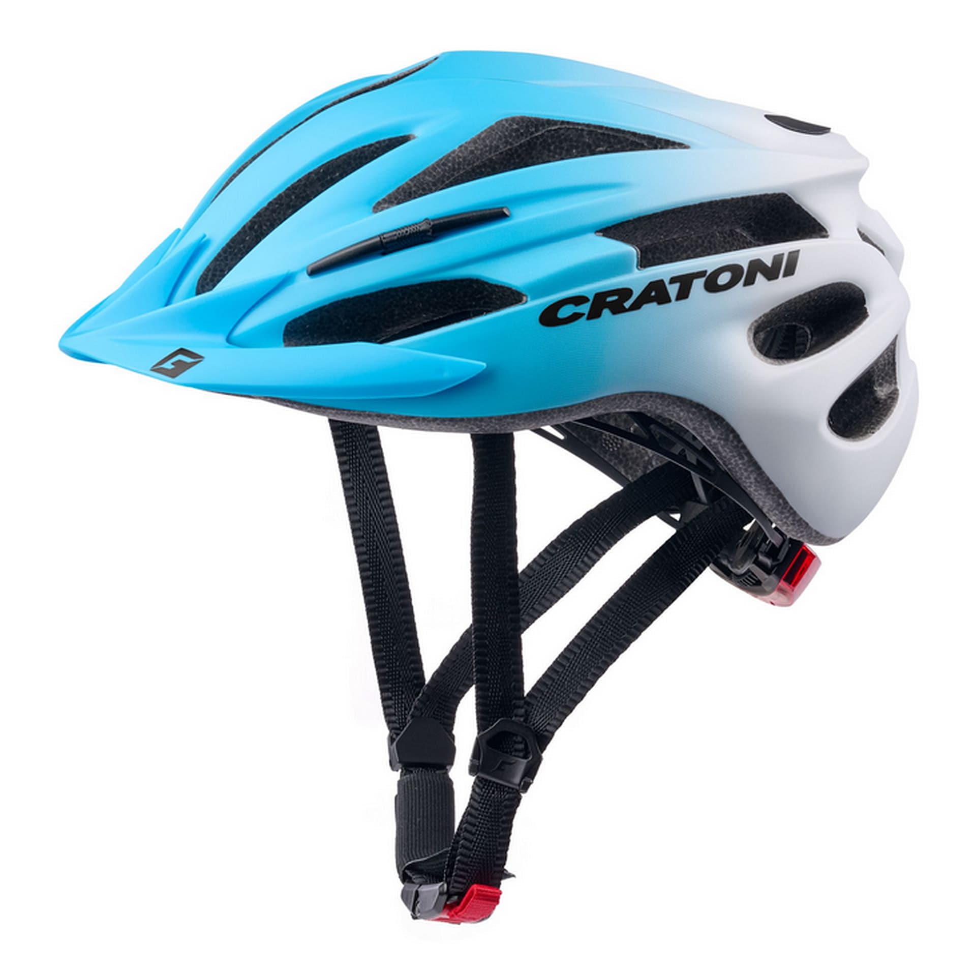 CRATONI Kinder-Fahrradhelm Pacer Jr, blau-wei&szlig; - Bild 1