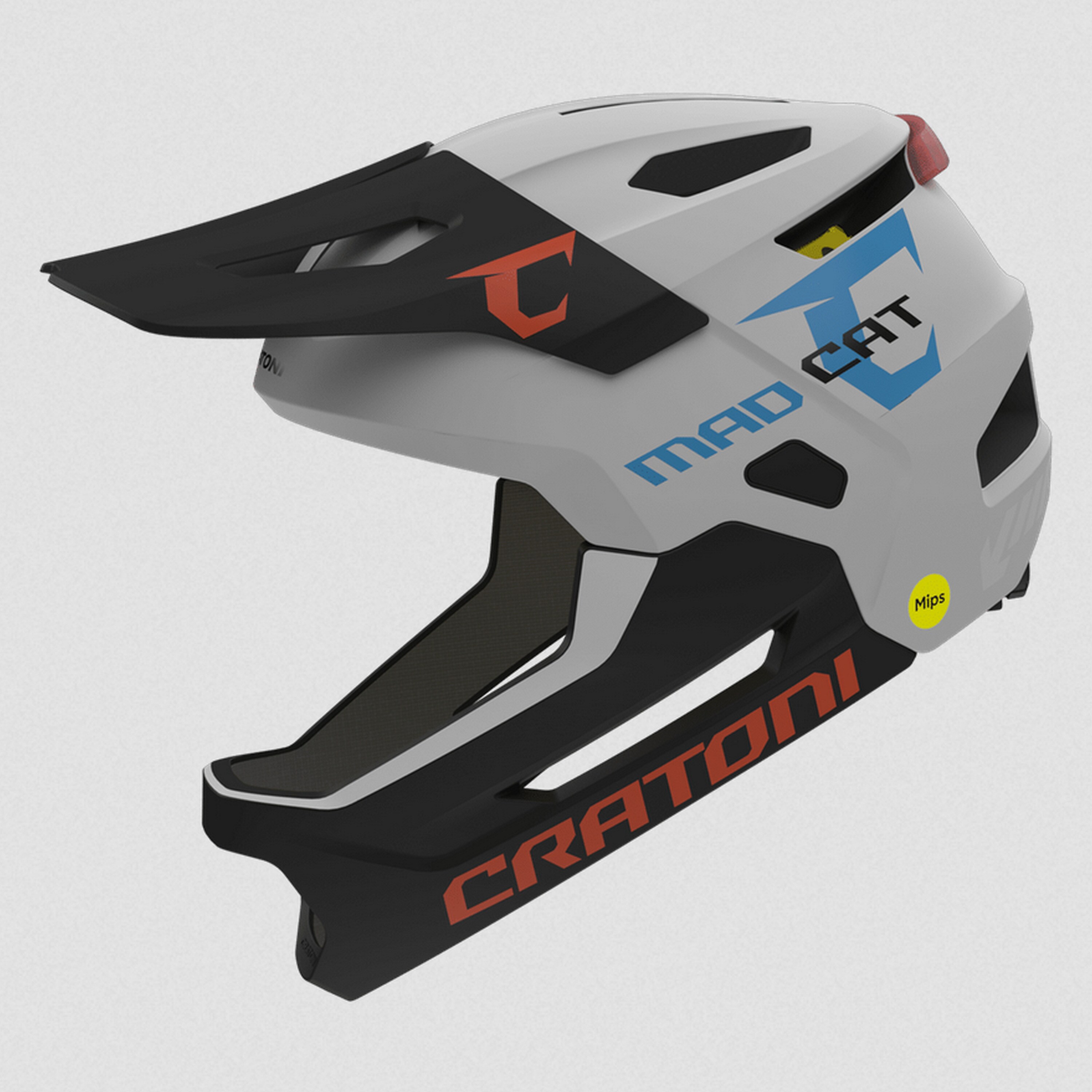 CRATONI MTB-Kinder-/Jugendhelm  "Madcat Mips", wei&szlig; - Bild 1