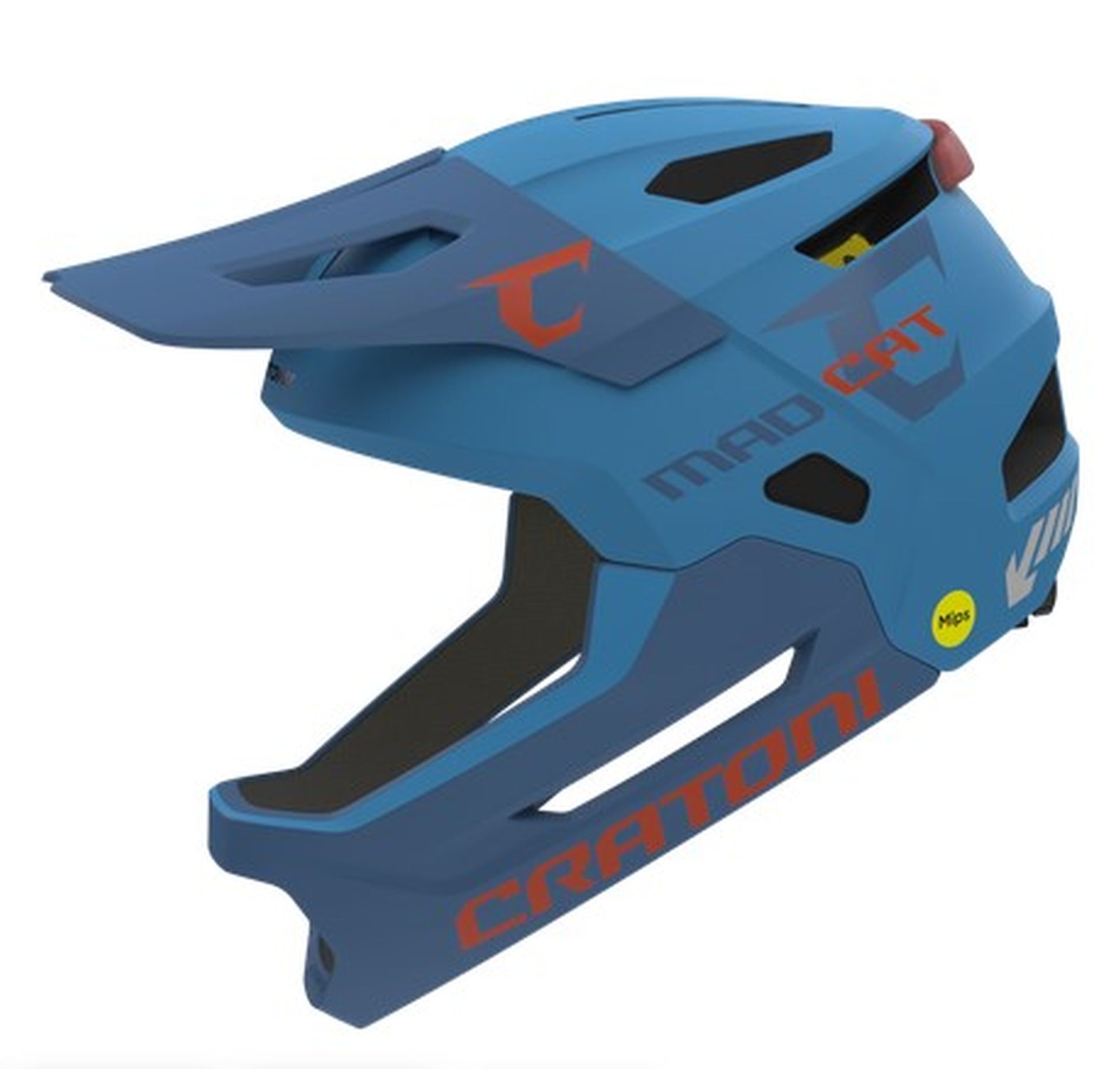 CRATONI MTB-Kinder-/Jugendhelm  Madcat Mips, blue matt - Bild 1