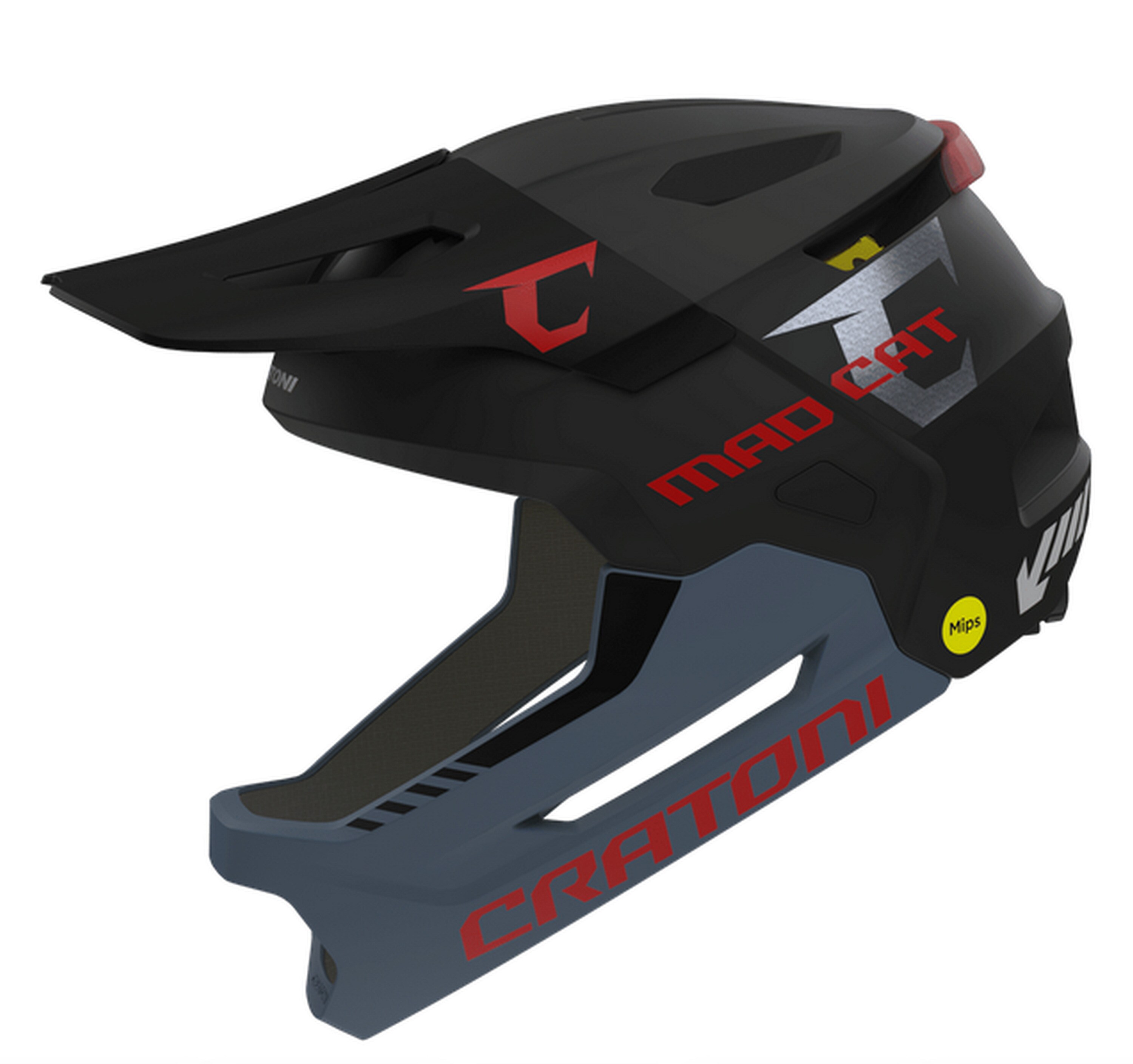 CRATONI MTB-Kinder-/Jugendhelm  "Madcat Mips", grau - Bild 1