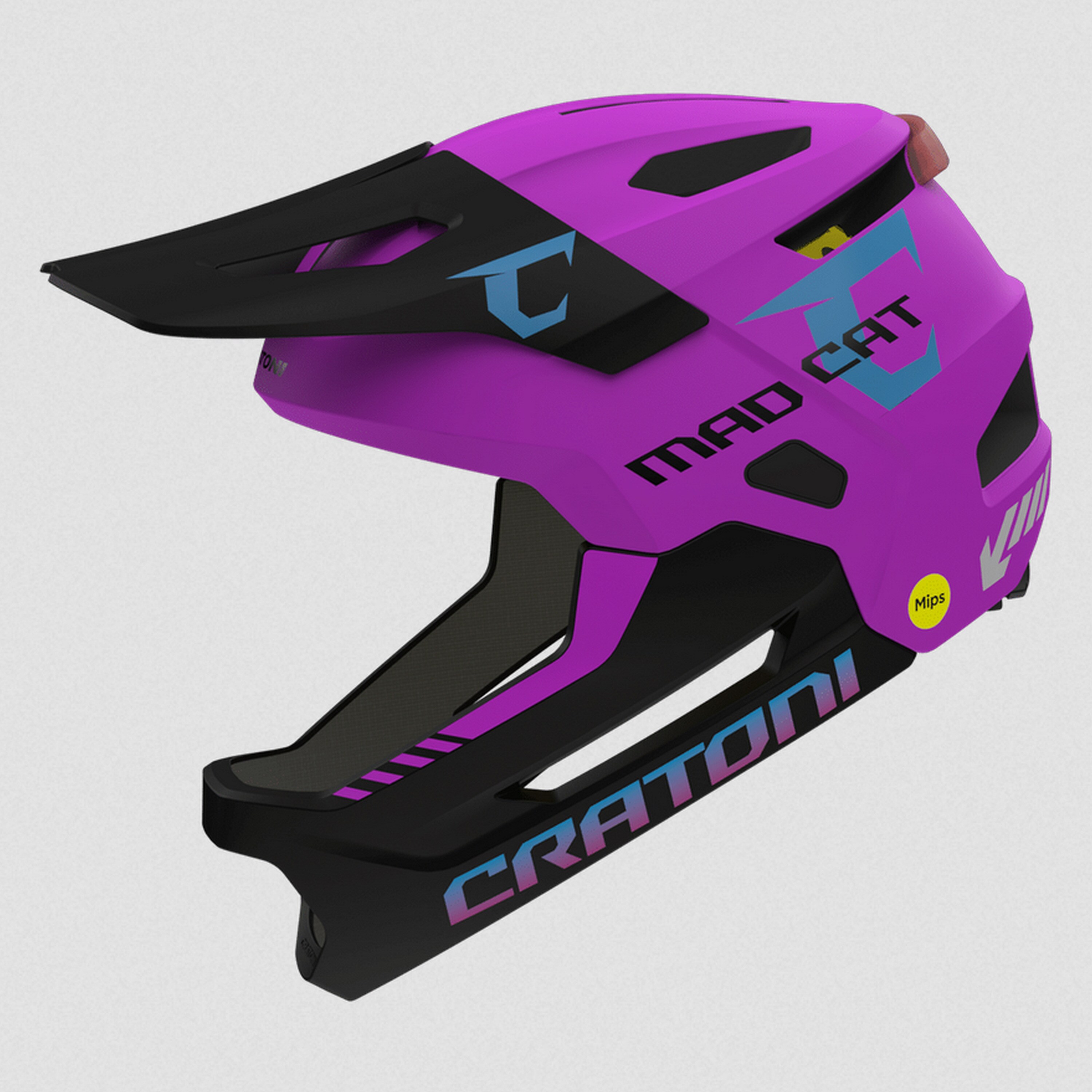 CRATONI MTB-Kinder-/Jugendhelm  "Madcat Mips", pink - Bild 1