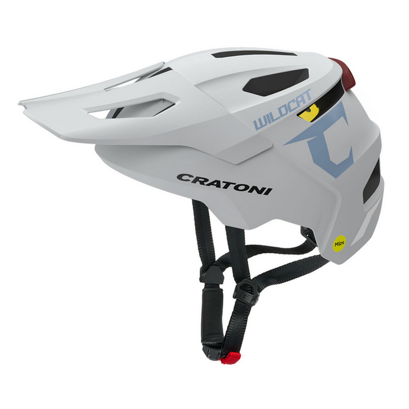 CRATONI Kinder-/Jugendhelm "WildCat MIPS", grau