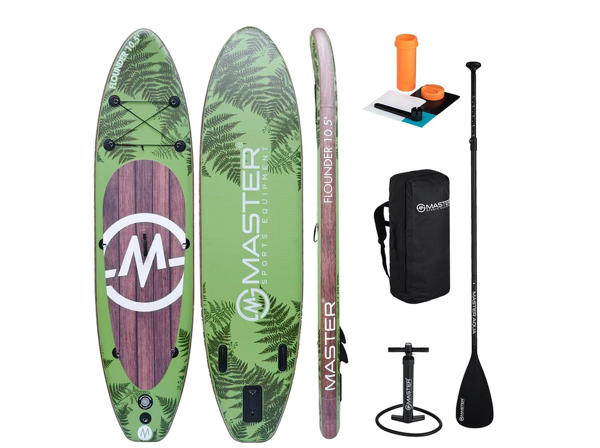 SUP Set Stand up Paddle Aqua Flounder - 10.5 - Bild 1