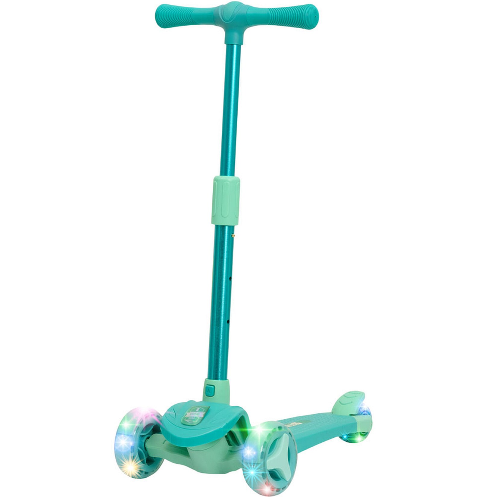 3-Rad-Kinderroller Mini Friends LED deluxe, mint