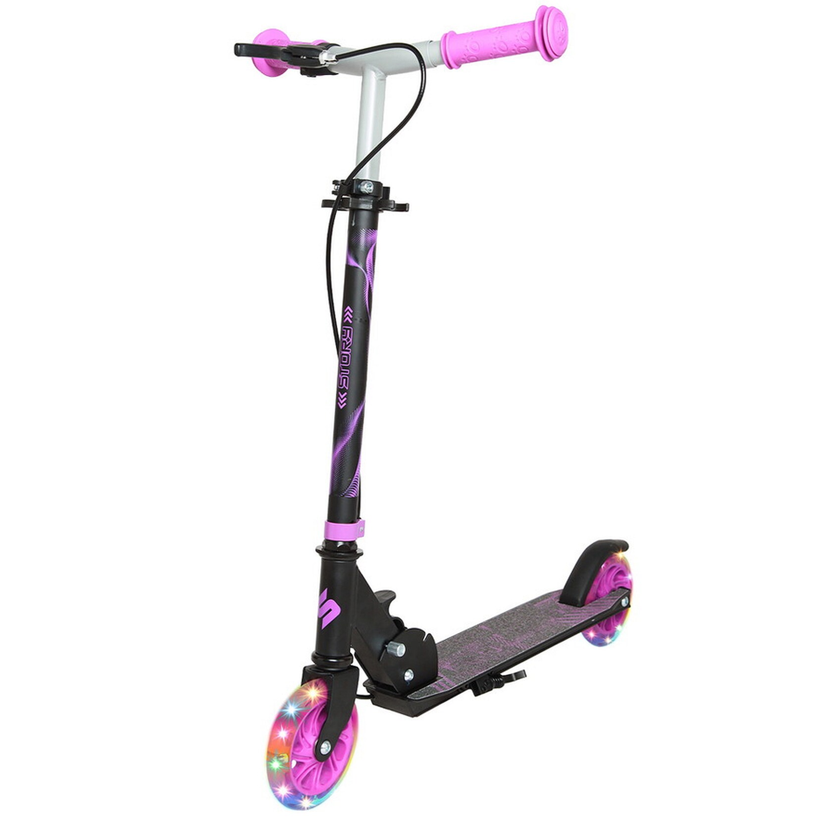 Kinder-Scooter Play LED, lila