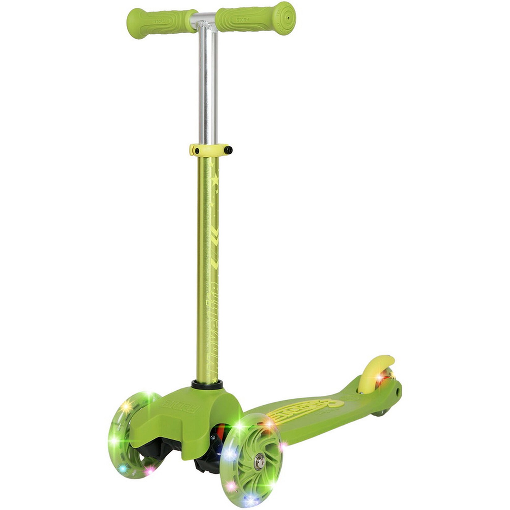 3-Rad-Kinderroller MoveLite LED, grün