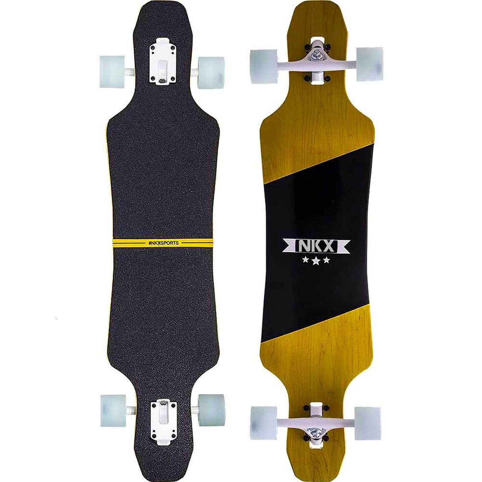 Longboard Fearless, gelb