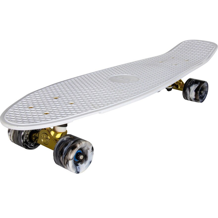 Skateboard Classic Deluxe, 27", weiß