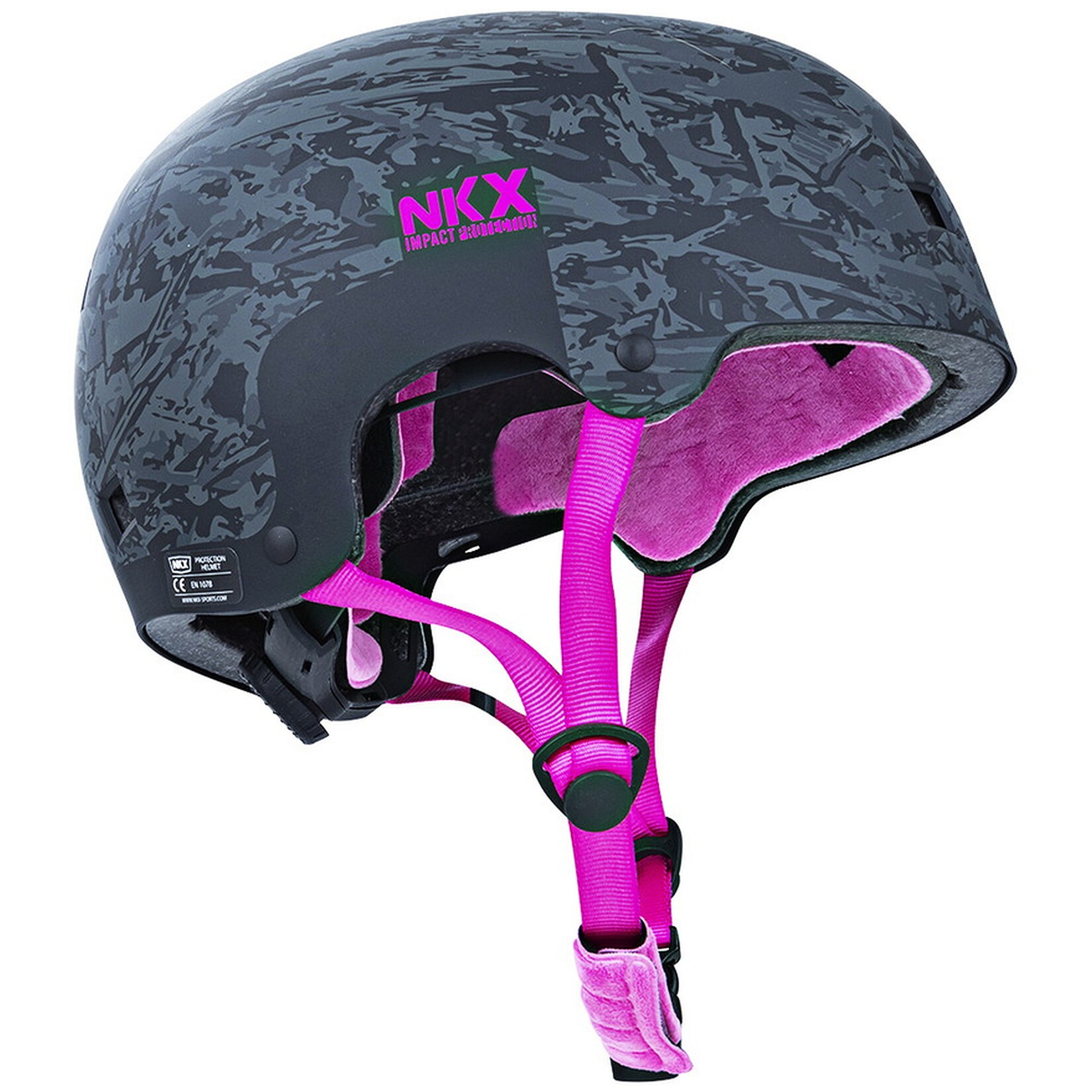 Multisport-Helm Brain Saver, grau-pink