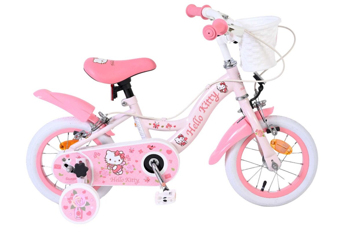 VOLARE Kinderfahrrad Hello Kitty 2 12 Zoll, ohne Rücktrittbremse
