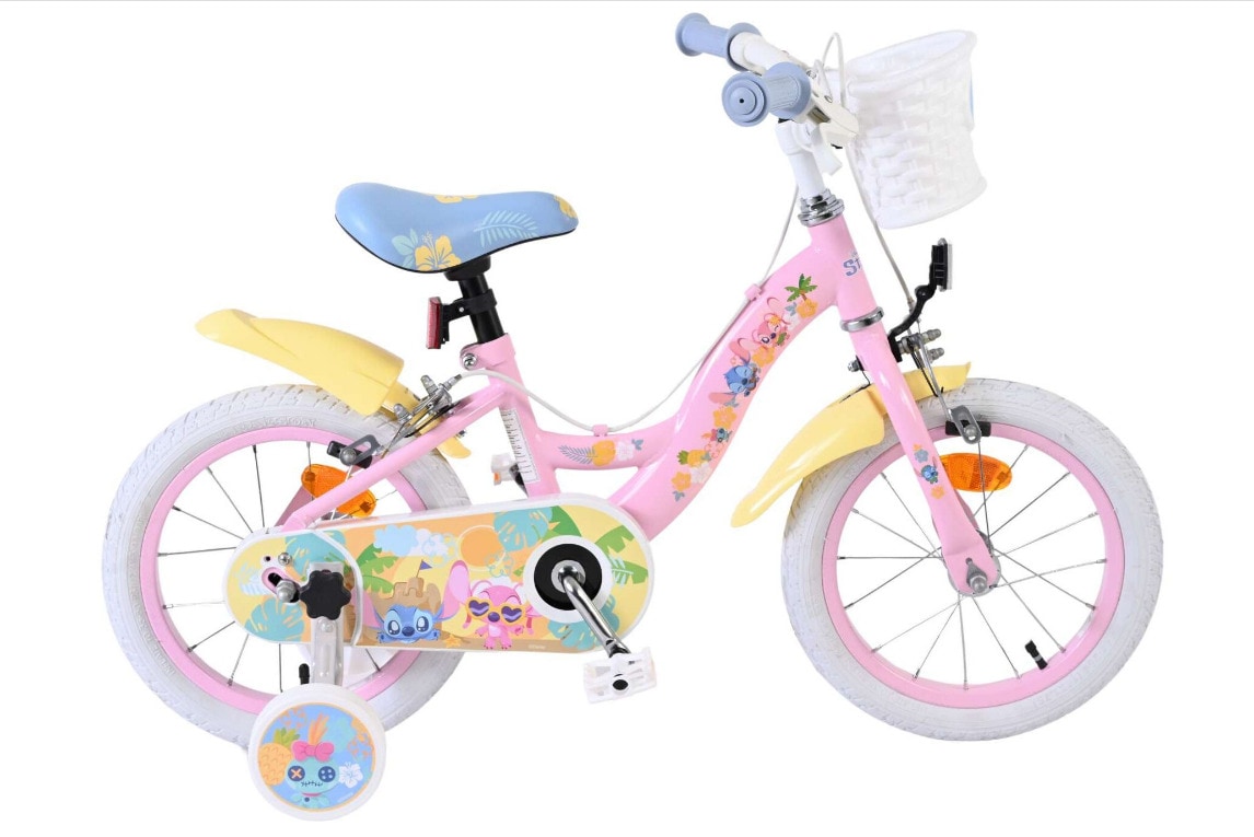 VOLARE Kinderfahrrad Disney Stitch 14  Zoll - Bild 1