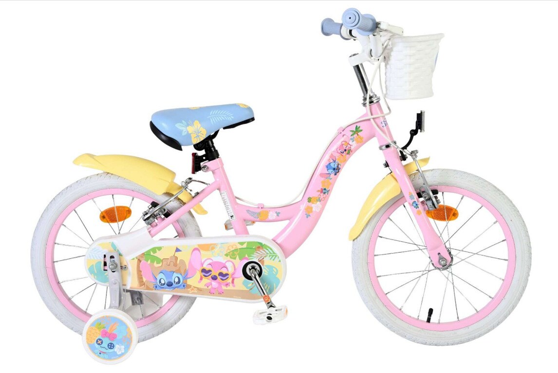 VOLARE Kinderfahrrad Disney Stitch, 16  Zoll, ohne R&uuml;cktrittbremse - Bild 1