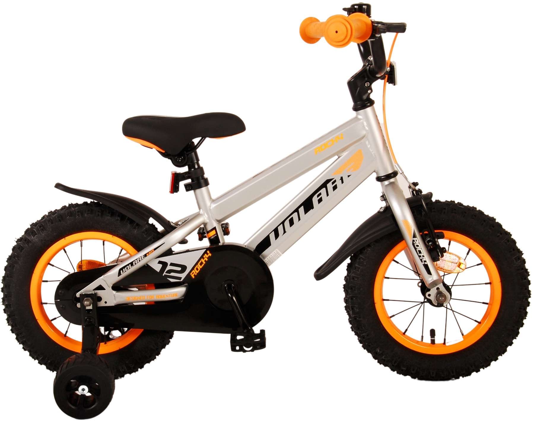 VOLARE Kinderfahrrad Rocky 12 Zoll, grau - Bild 1