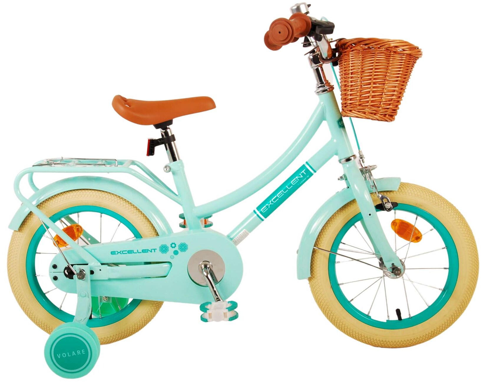 VOLARE Kinderfahrrad Excellent, 14 Zoll, grün