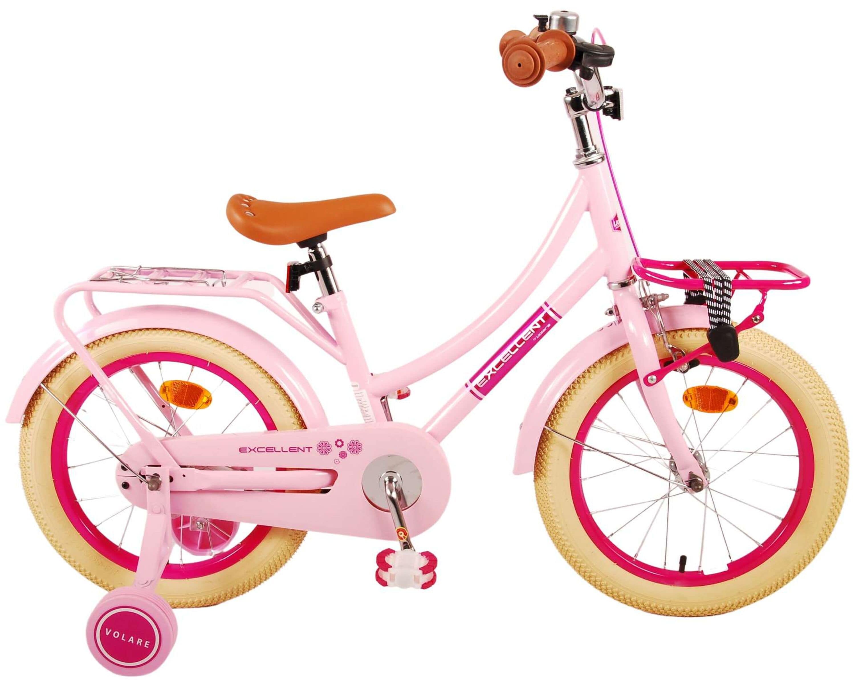 VOLARE Kinderfahrrad Excellent 16 Zoll, rosa - Bild 1