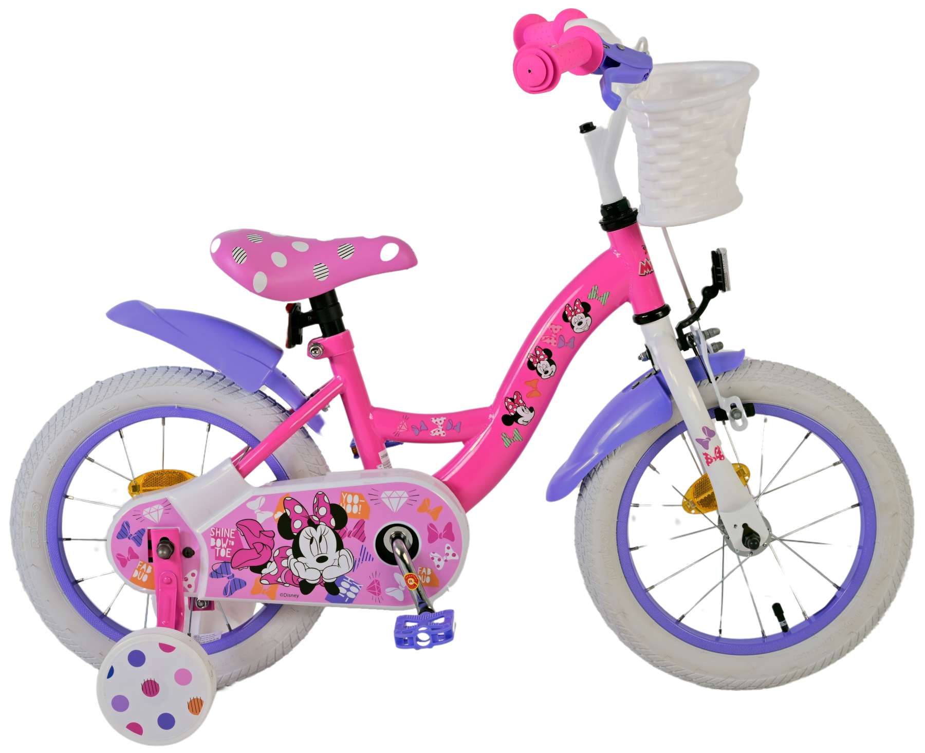 VOLARE Kinderfahrrad  Disney Minnie Cutest Ever!, 14  Zoll - Bild 1