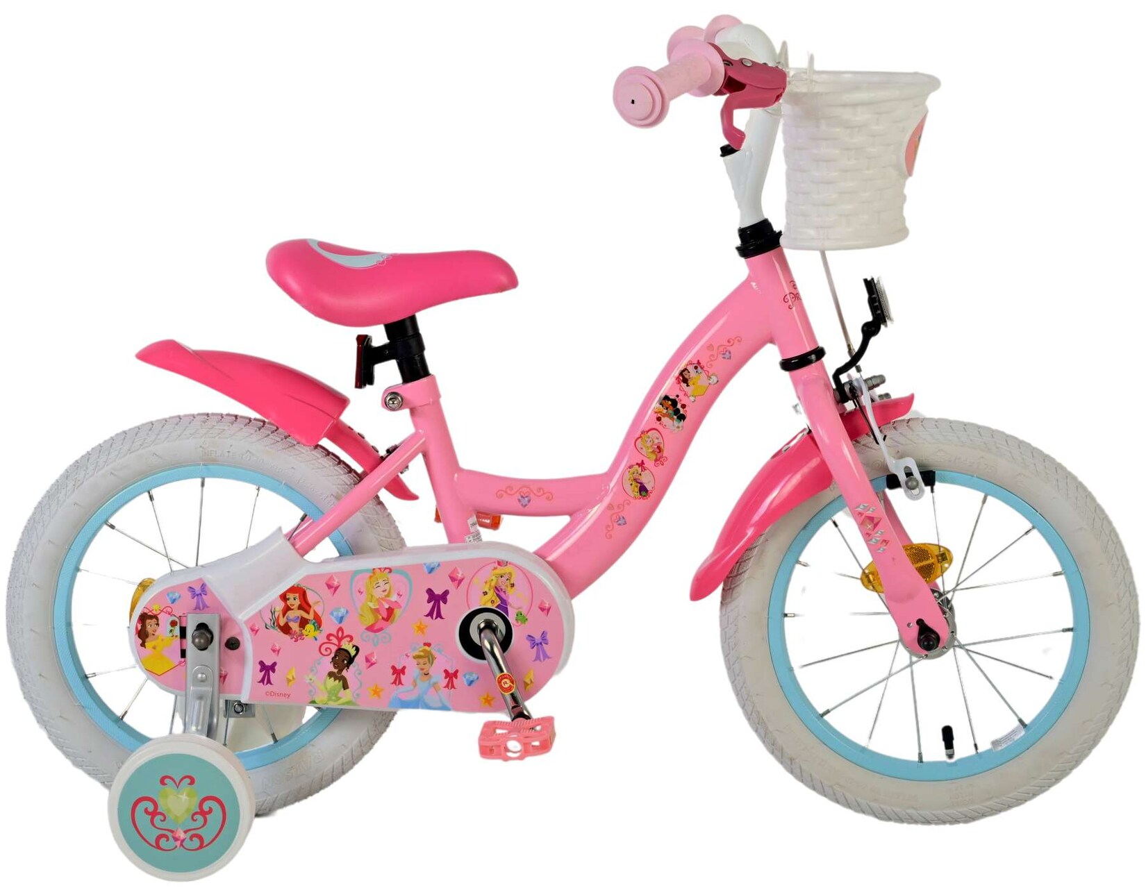 VOLARE Kinderfahrrad Disney Princess, 14  Zoll | 08715347214141