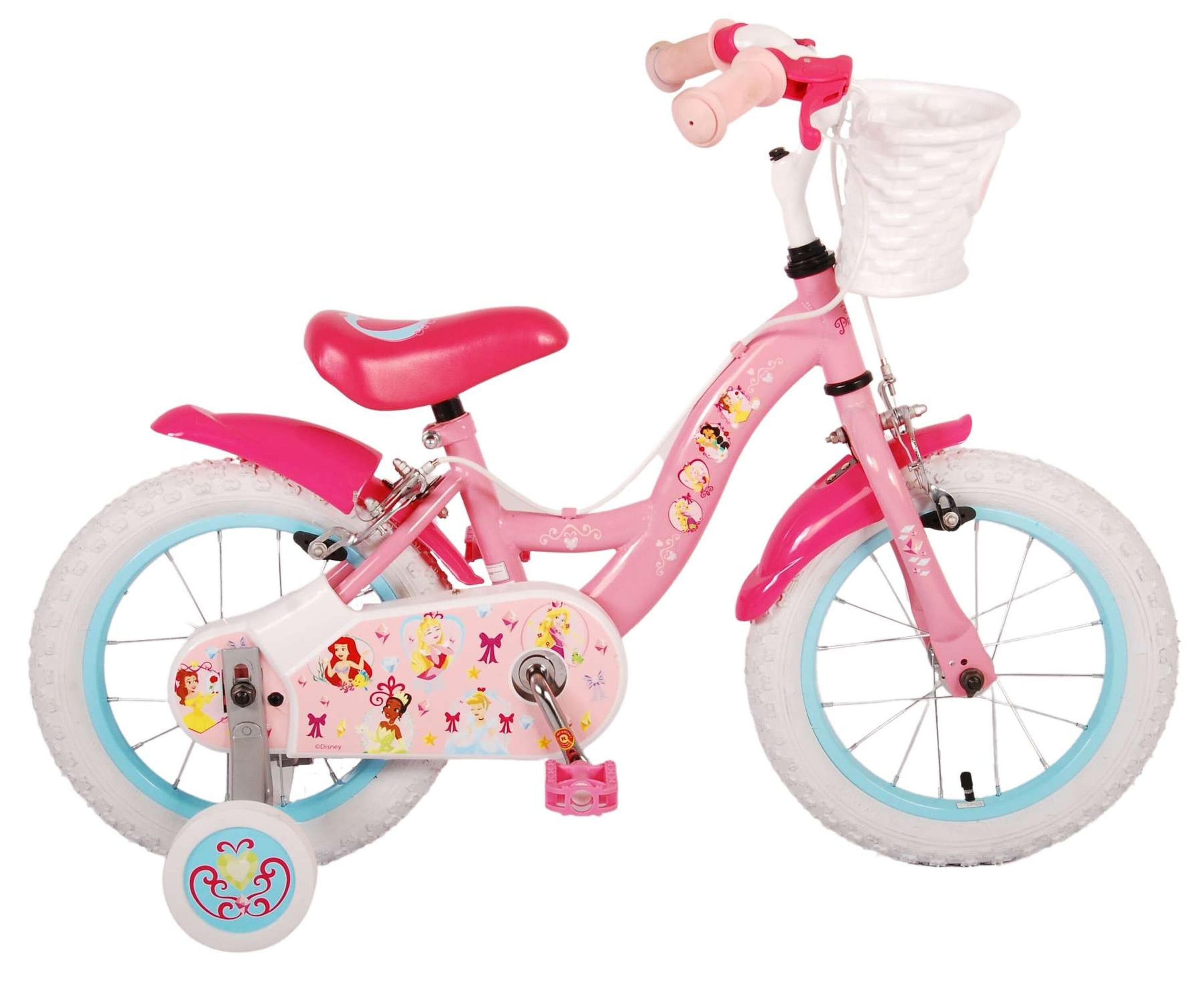 VOLARE Kinderfahrrad  Disney Princess, 14  Zoll, ohne R&uuml;cktrittbremse - Bild 1