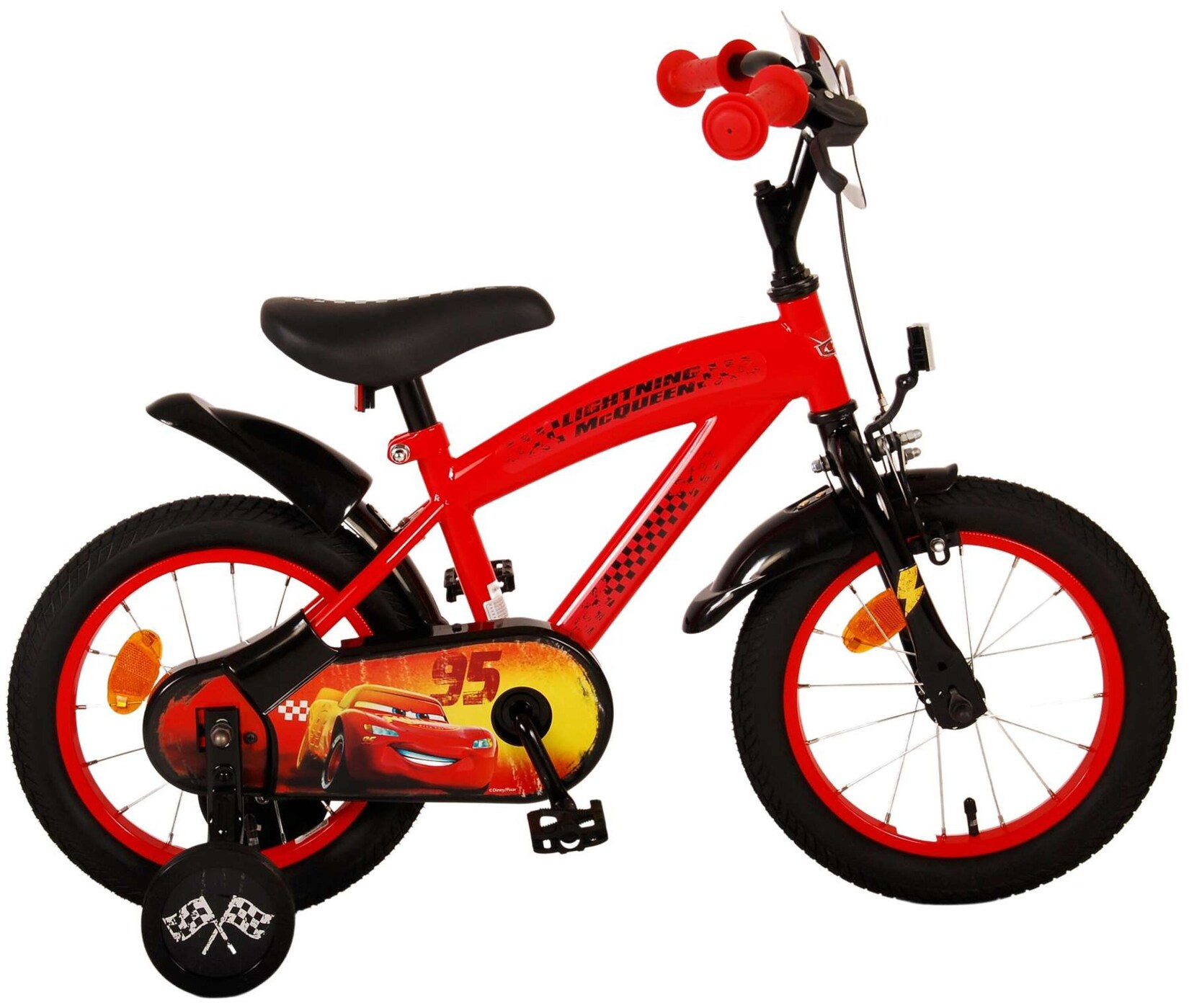 VOLARE Kinderfahrrad Disney Cars 14 Zoll | 08715347214974