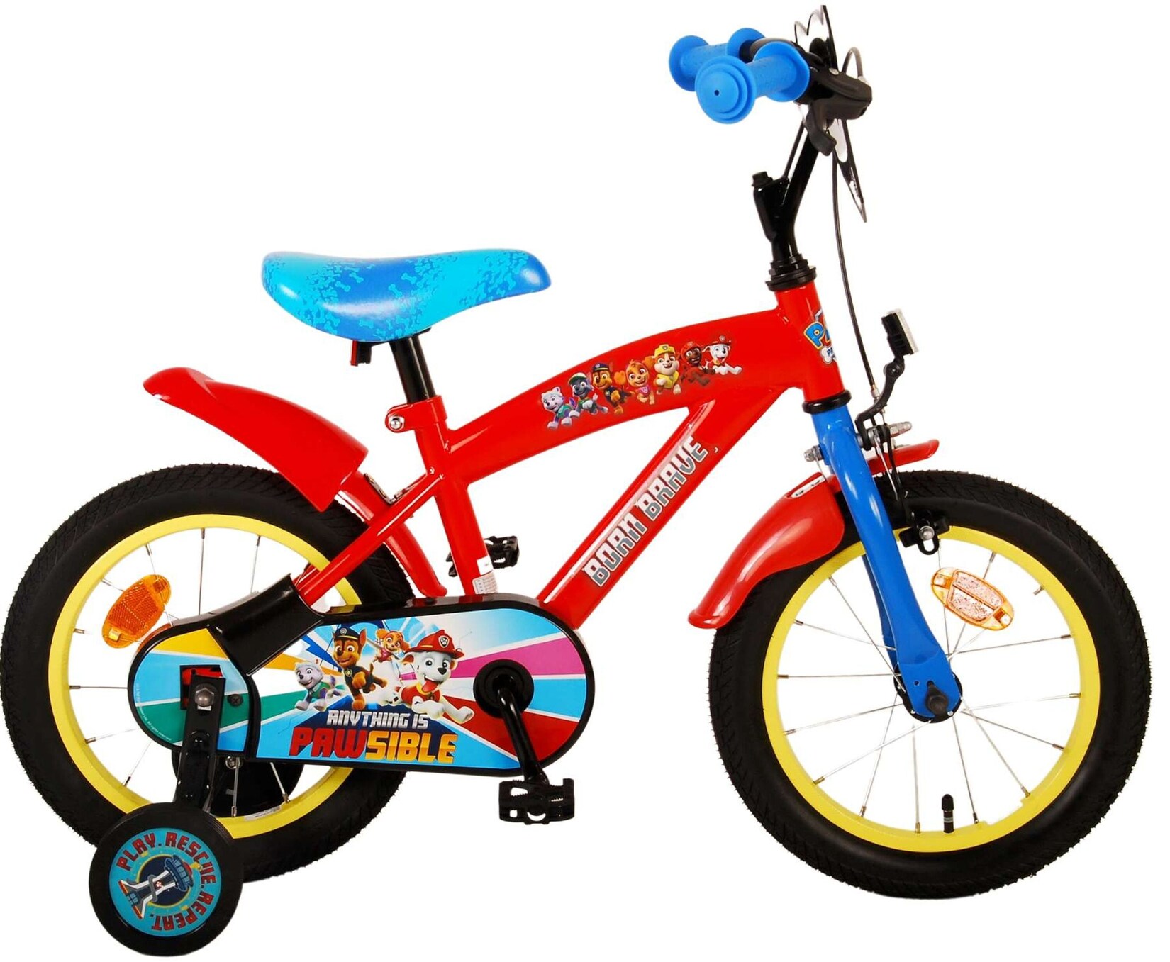VOLARE Kinderfahrrad Paw Patrol 14 Zoll | 08715347215087