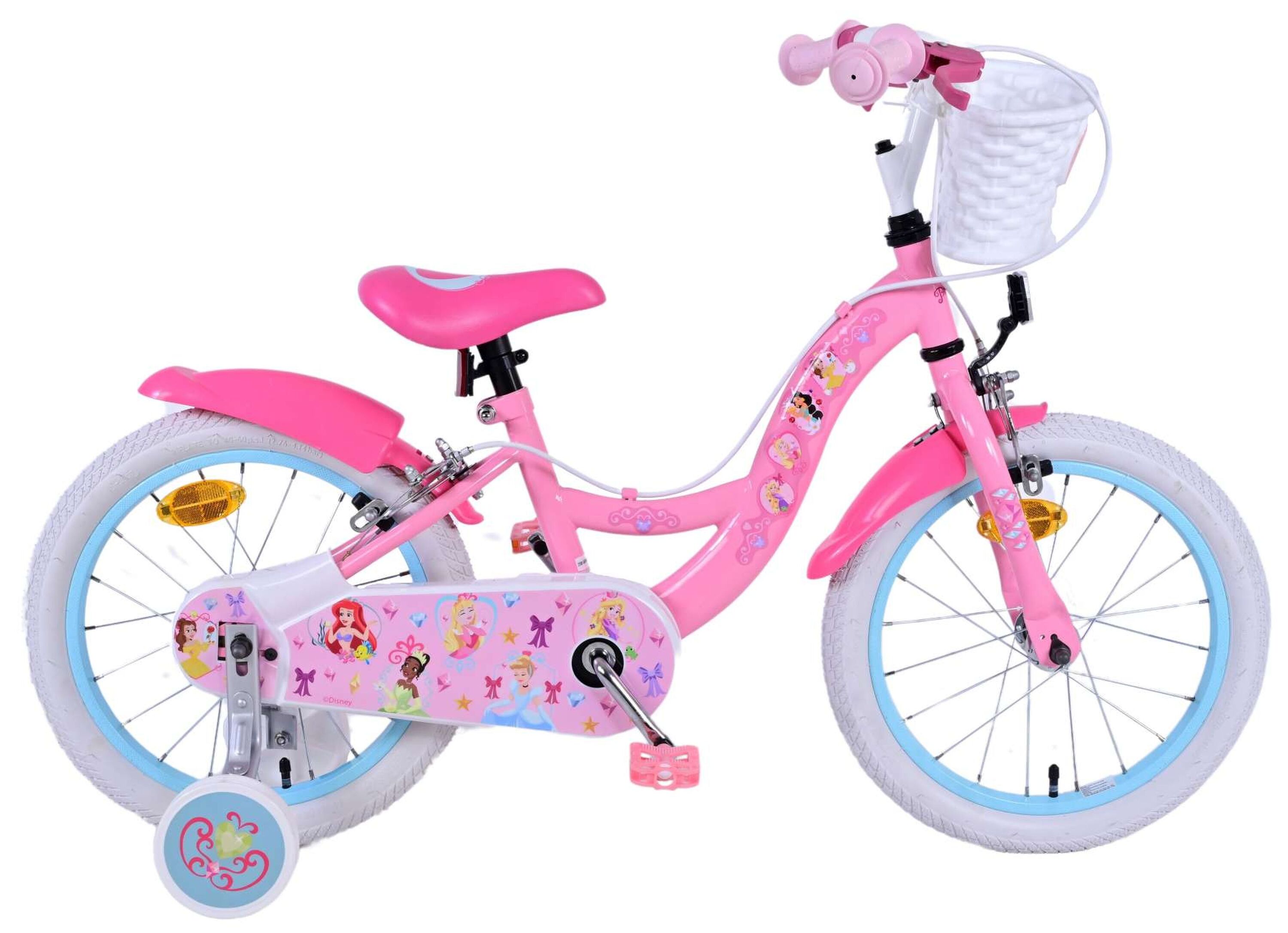 VOLARE Kinderfahrrad  Disney Princess, 16  Zoll, ohne R&uuml;cktrittbremse - Bild 1