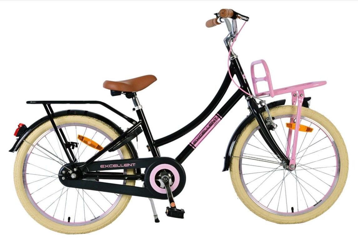 VOLARE Kinderfahrrad Excellent 20 Zoll, 1-Gang, schwarz