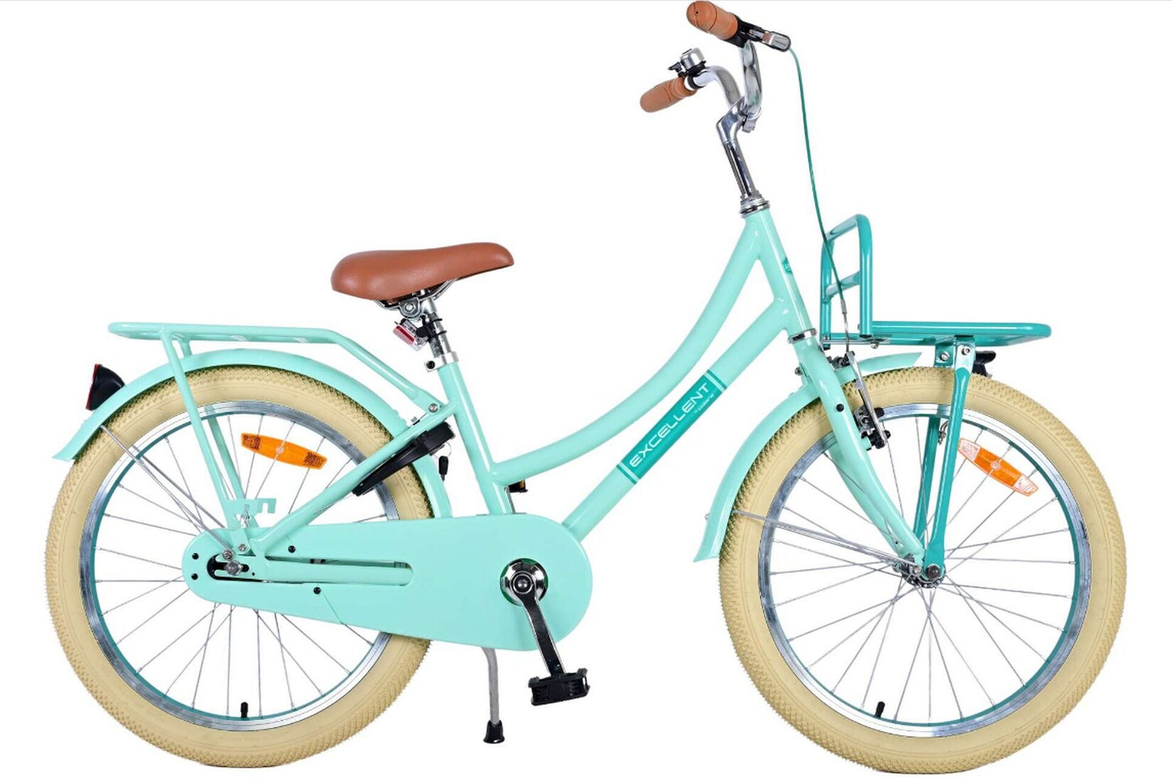 VOLARE Kinderfahrrad Excellent 20 Zoll, 1-Gang, grün