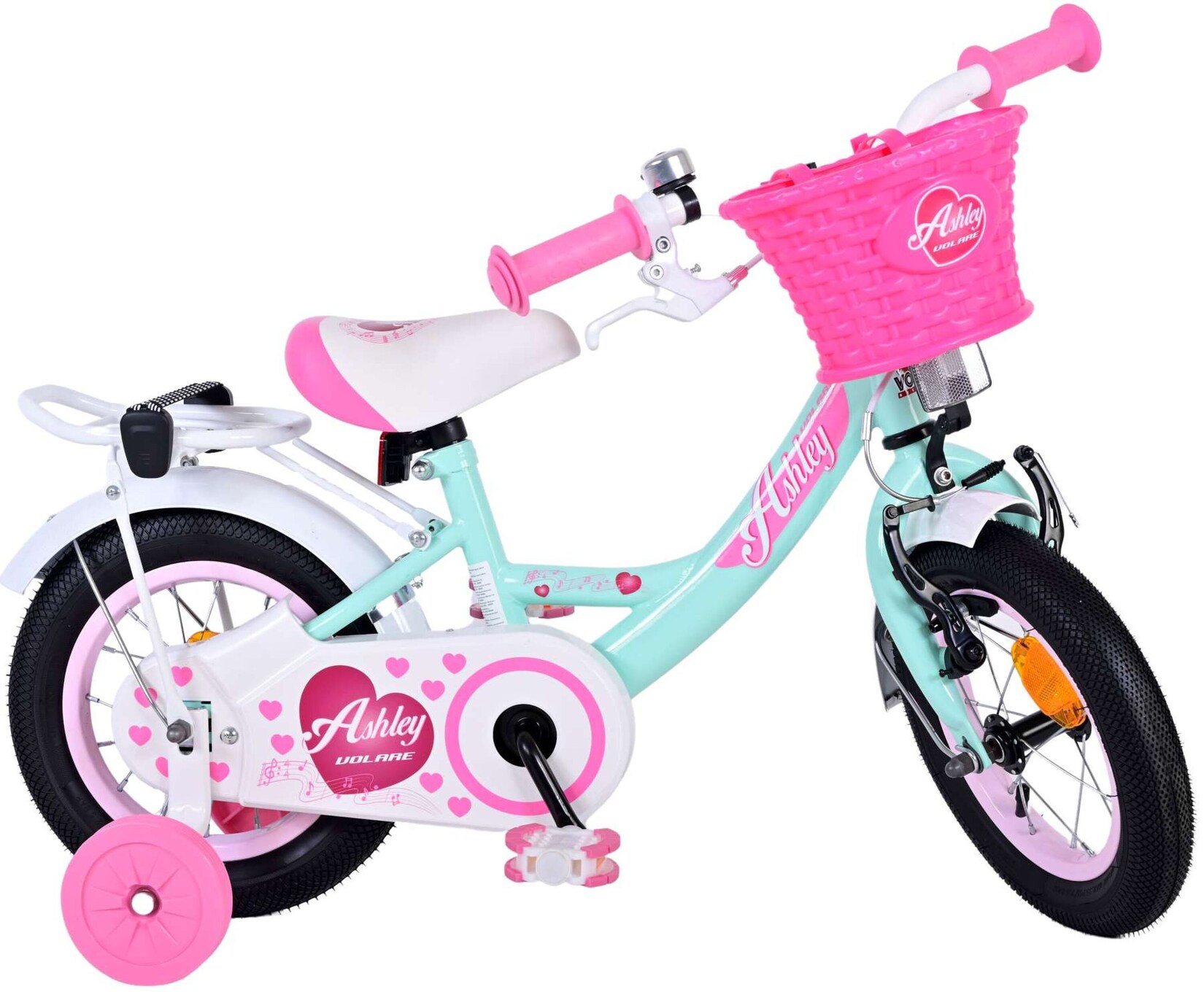 VOLARE Kinderfahrrad Ashley 12 Zoll, grün