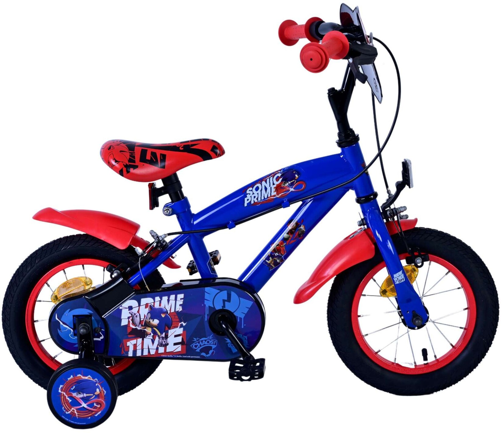 VOLARE Kinderfahrrad Sonic Prime 12 Zoll, ohne Rücktrittbremse