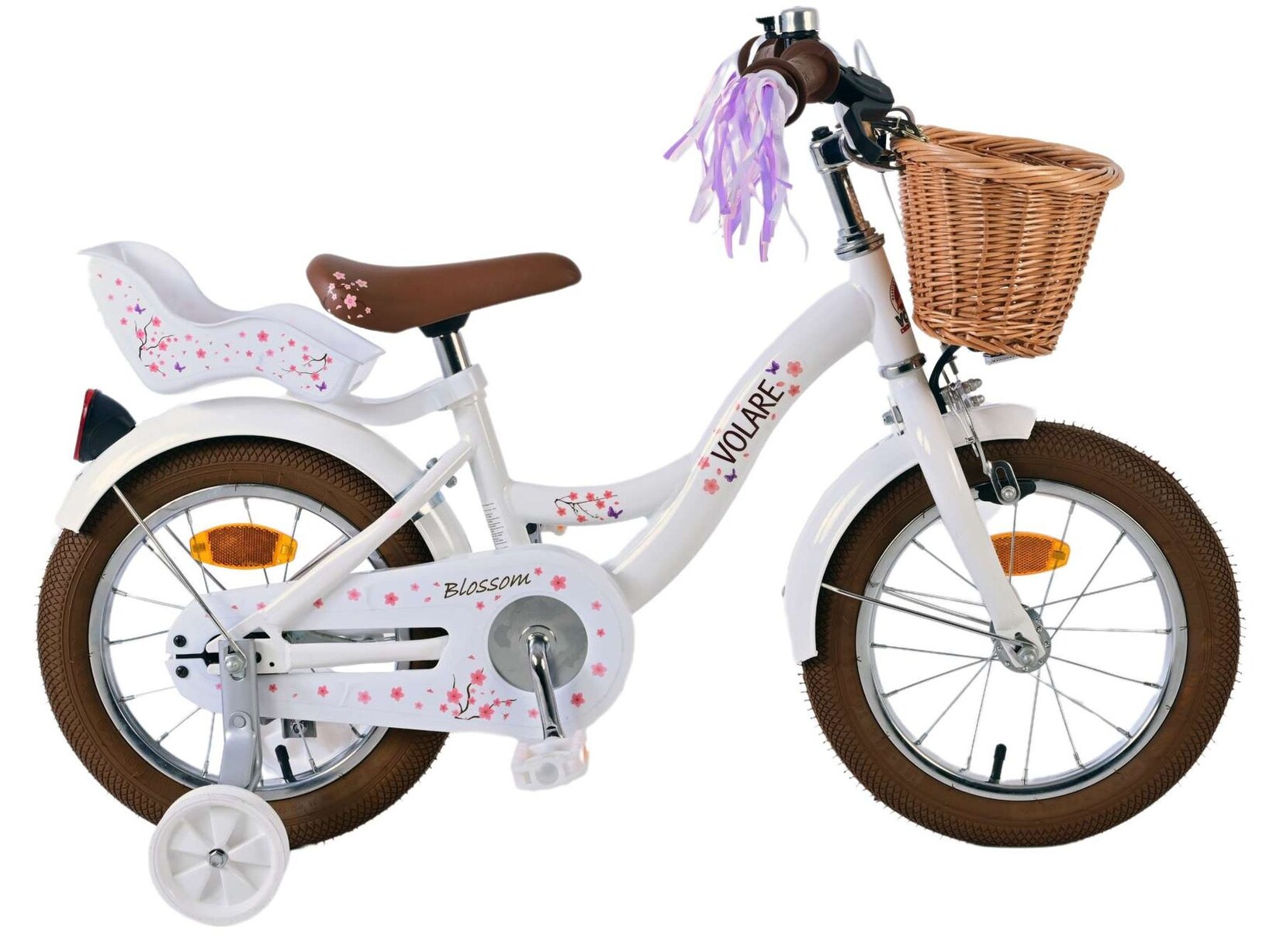 VOLARE Kinderfahrrad Blossom , 14 Zoll, weiß