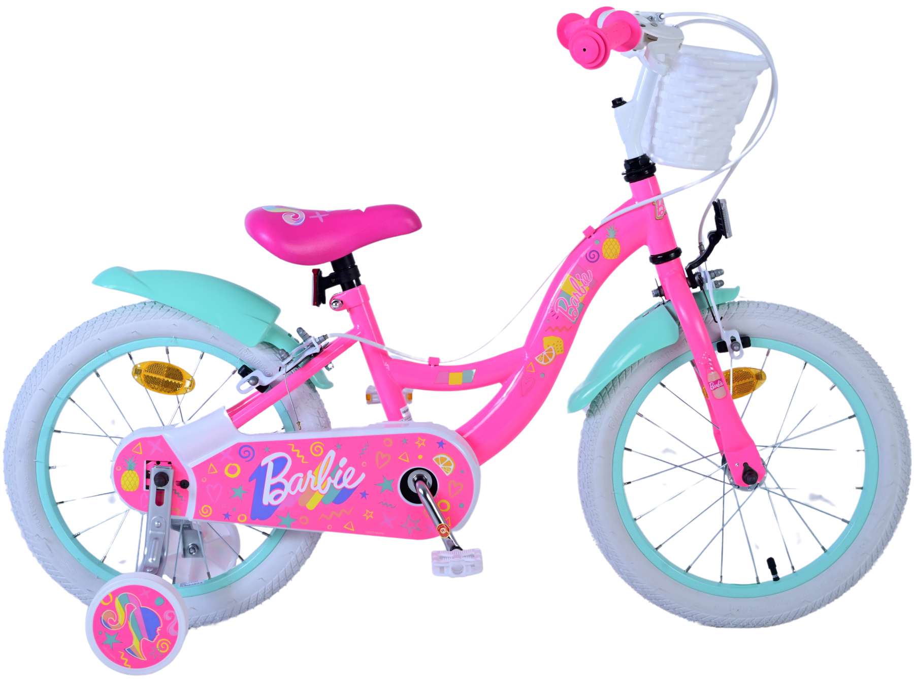 VOLARE Kinderfahrrad Barbie, 16  Zoll, ohne R&uuml;cktrittbremse - Bild 1