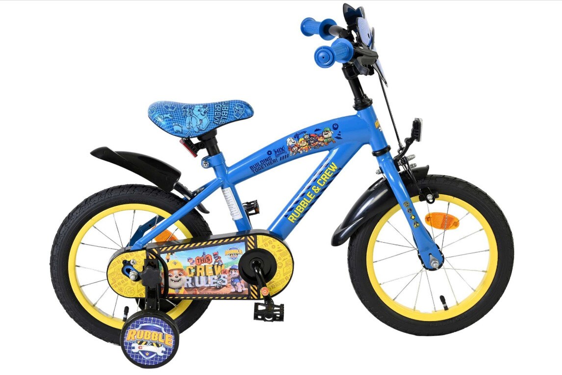 VOLARE Kinderfahrrad Rubble & Crew 14  Zoll | 08715347414046