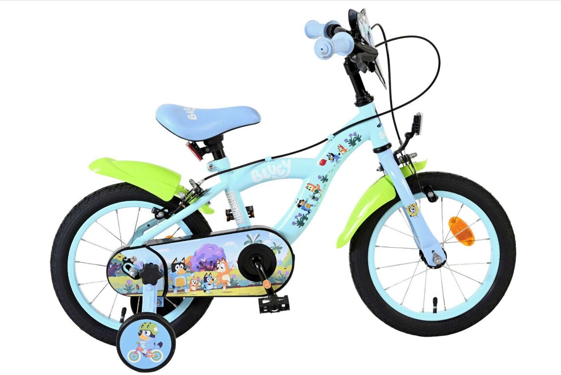 VOLARE Kinderfahrrad Bluey  14  Zoll, ohne R&uuml;cktrittbremse - Bild 1