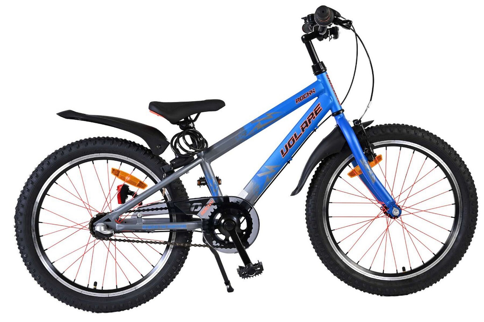 VOLARE Kinderfahrrad Rocky 20 Zoll, blau