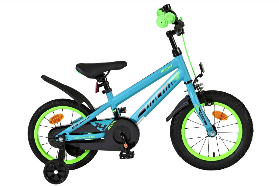VOLARE Kinderfahrrad Rocky 14 Zoll, grün