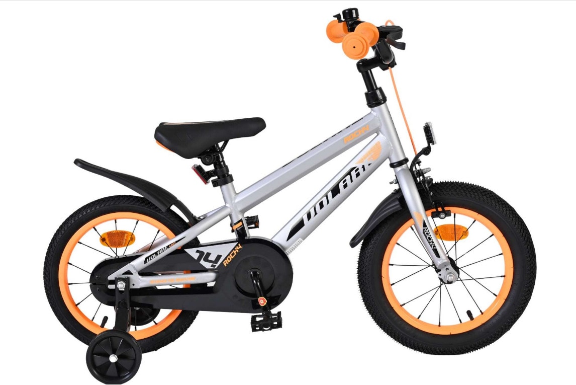 VOLARE Kinderfahrrad Rocky 14 Zoll, grau - Bild 1