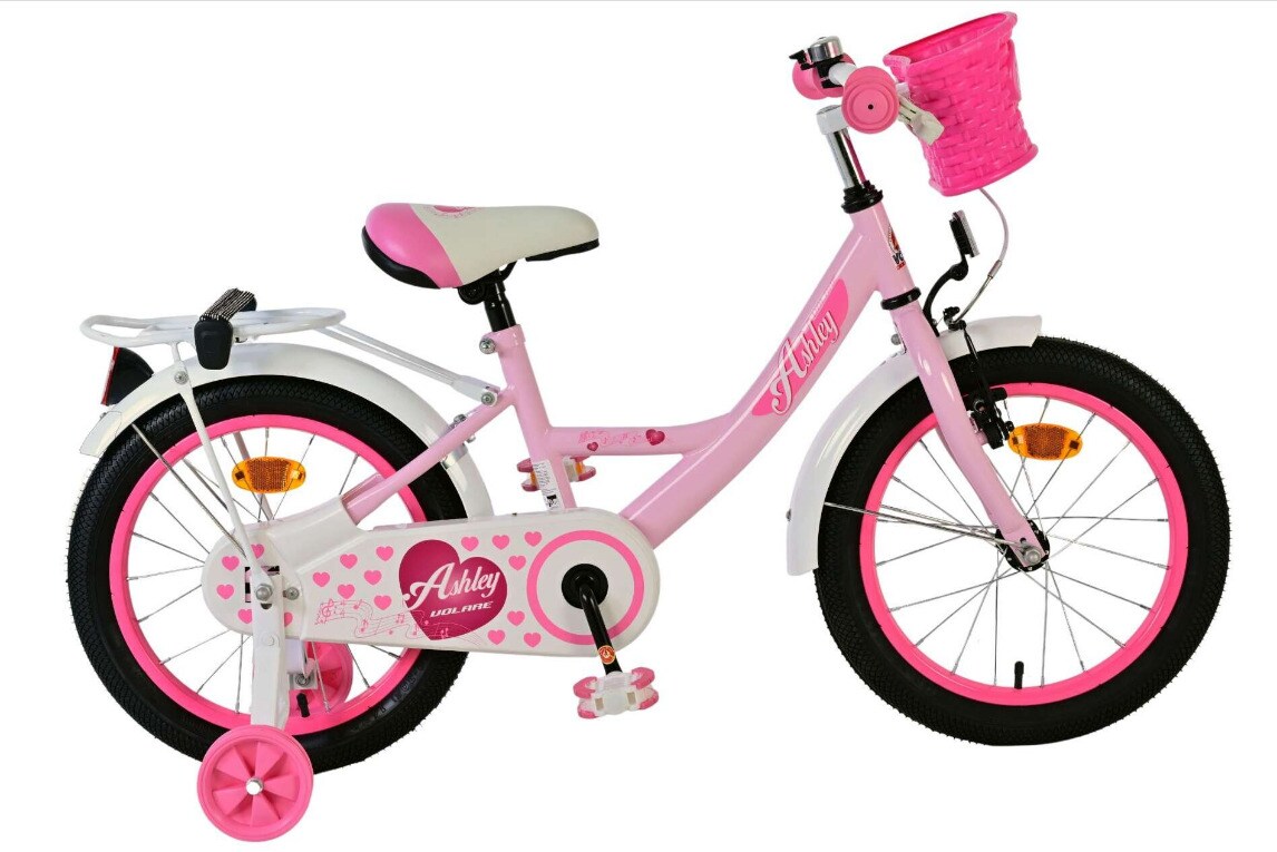 VOLARE Kinderfahrrad Ashley 16 Zoll, rosa