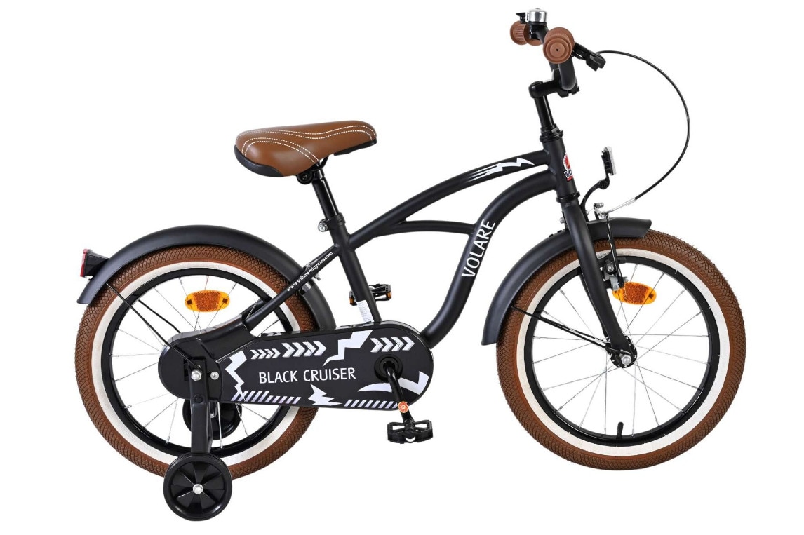 VOLARE Kinderfahrrad Blue Cruiser  16  Zoll, schwarz - Bild 1