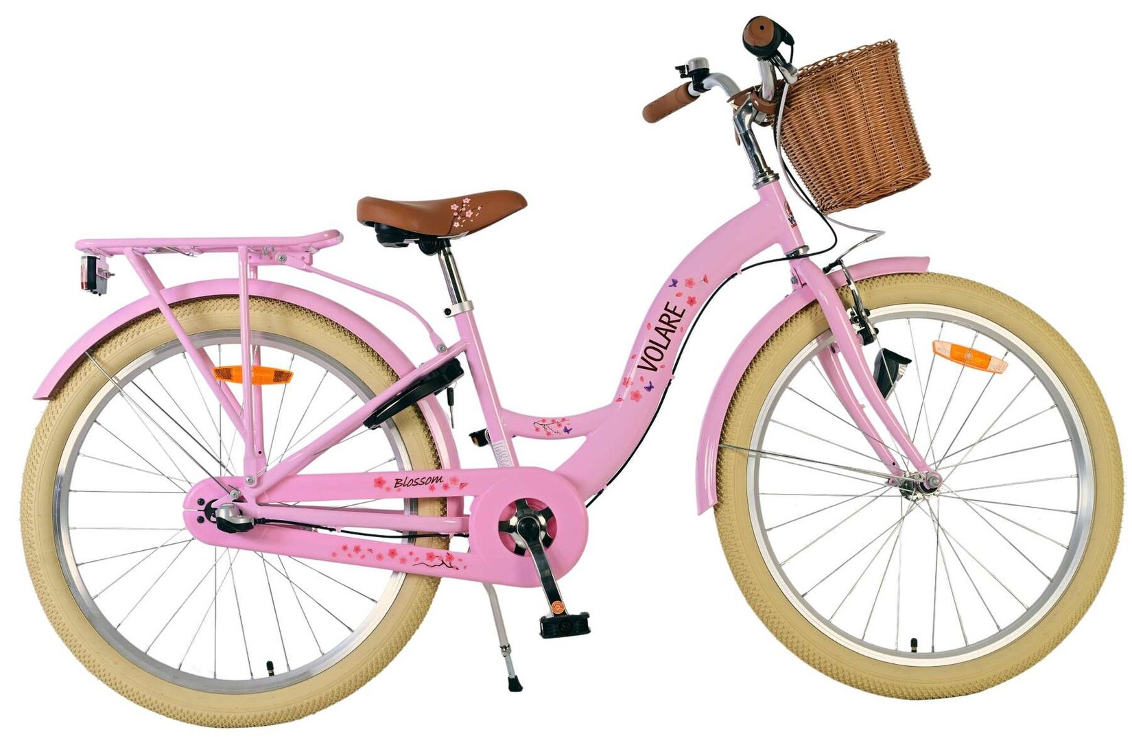 VOLARE Jugendfahrrad Blossom 3- Gang 24 Zoll, rosa