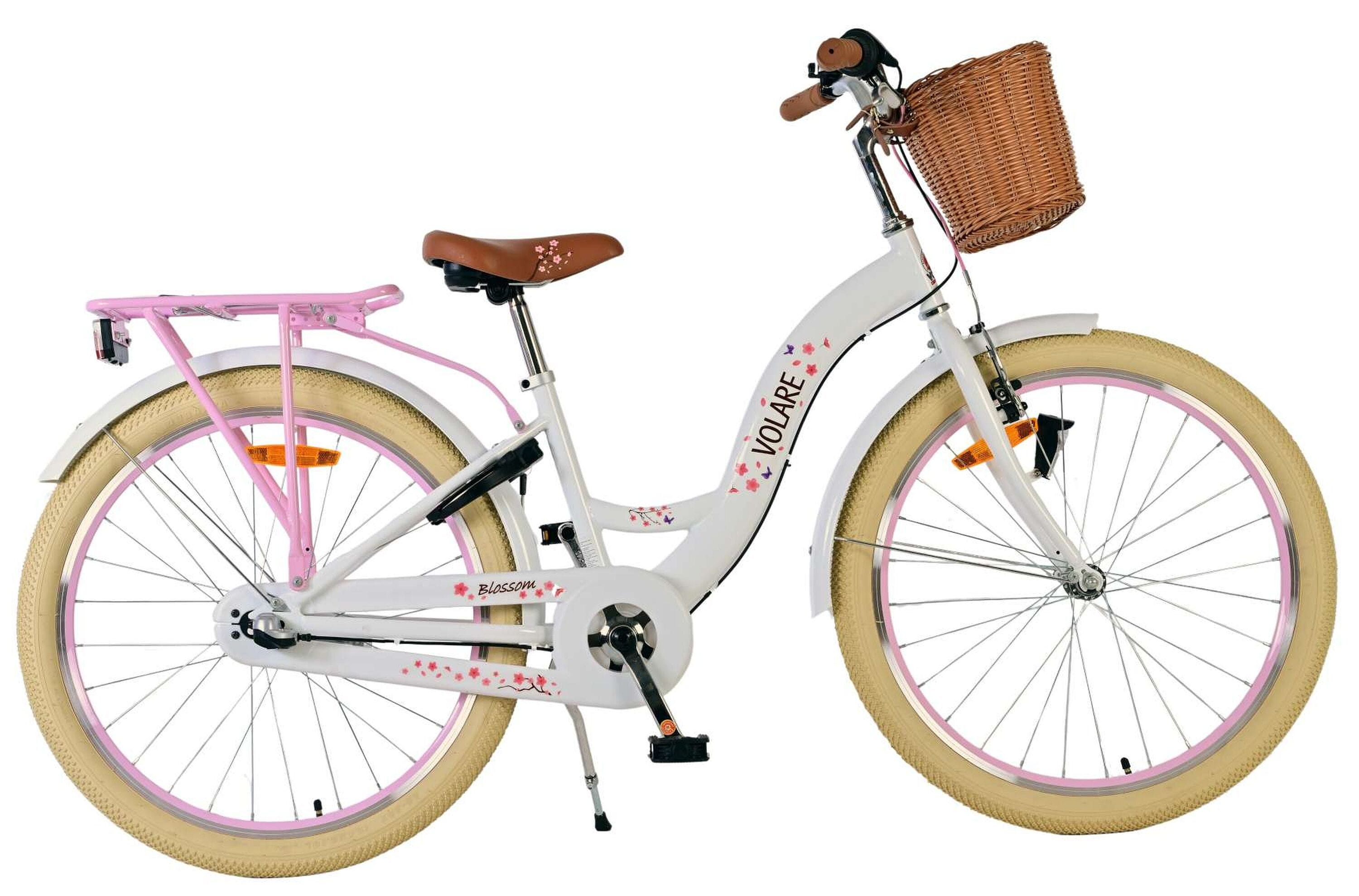 VOLARE Jugendfahrrad Blossom 3- Gang 24 Zoll, wei&szlig; - Bild 1
