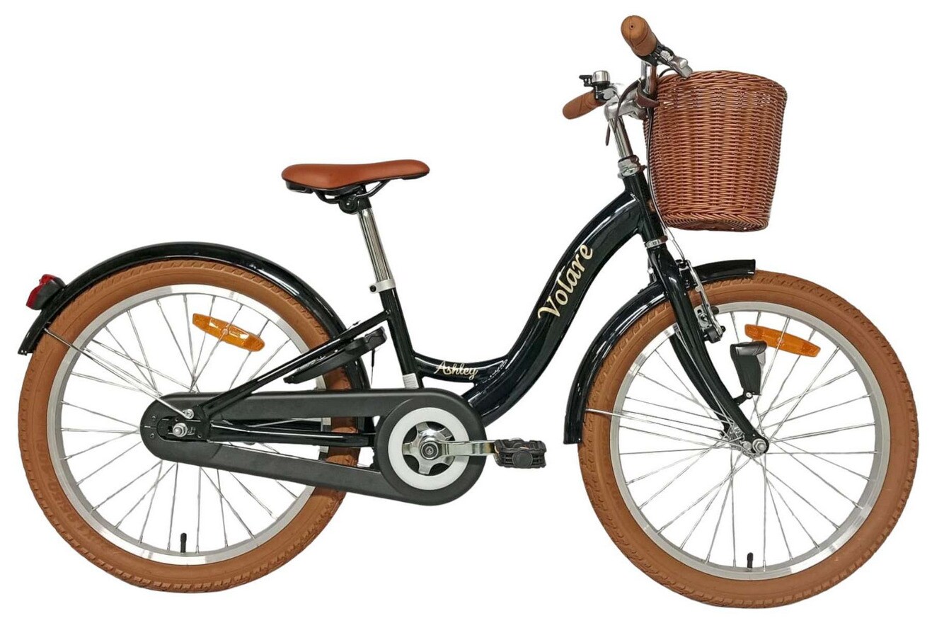 VOLARE Kinderfahrrad Ashley 3- Gang 20 Zoll, schwarz