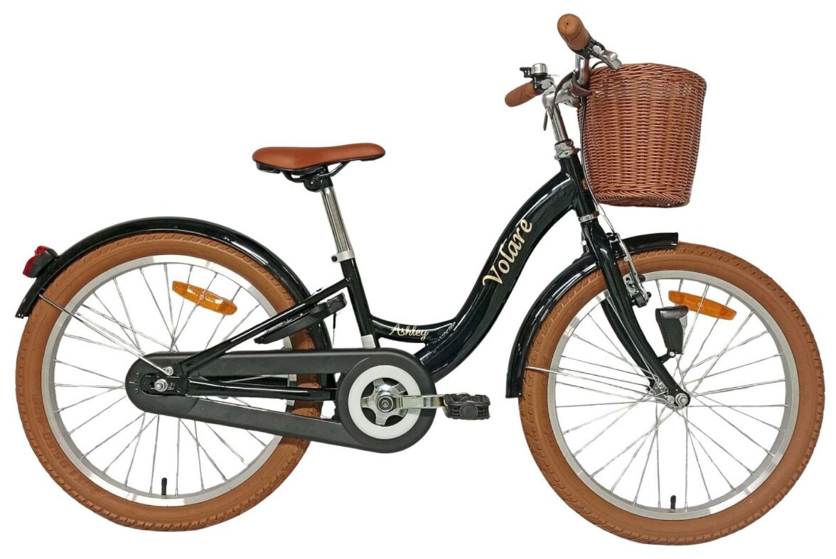 VOLARE Kinderfahrrad Ashley 3- Gang 24 Zoll, Schwarz